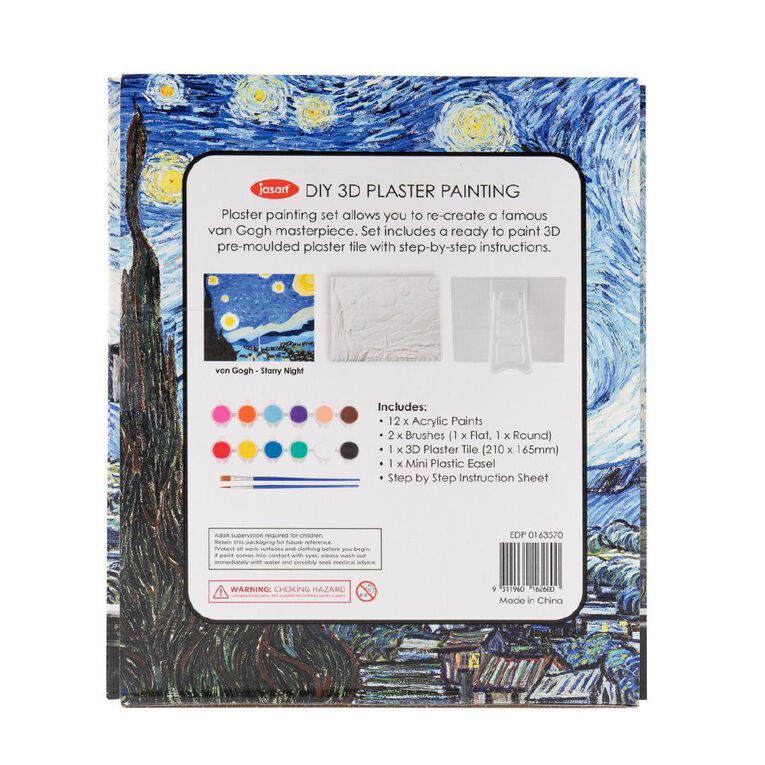 Jasart 3D Relief Art Starry Night 210 x 165mm