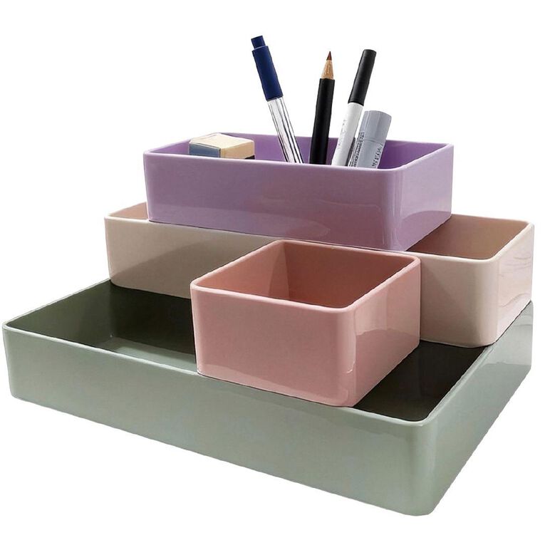 Uniti Stationery Elegant Simplicity Desk Set 4 Pieces