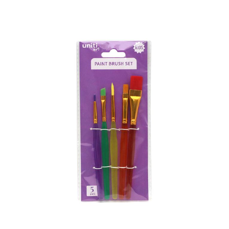 Uniti Kids Paint Brush 5 Pack
