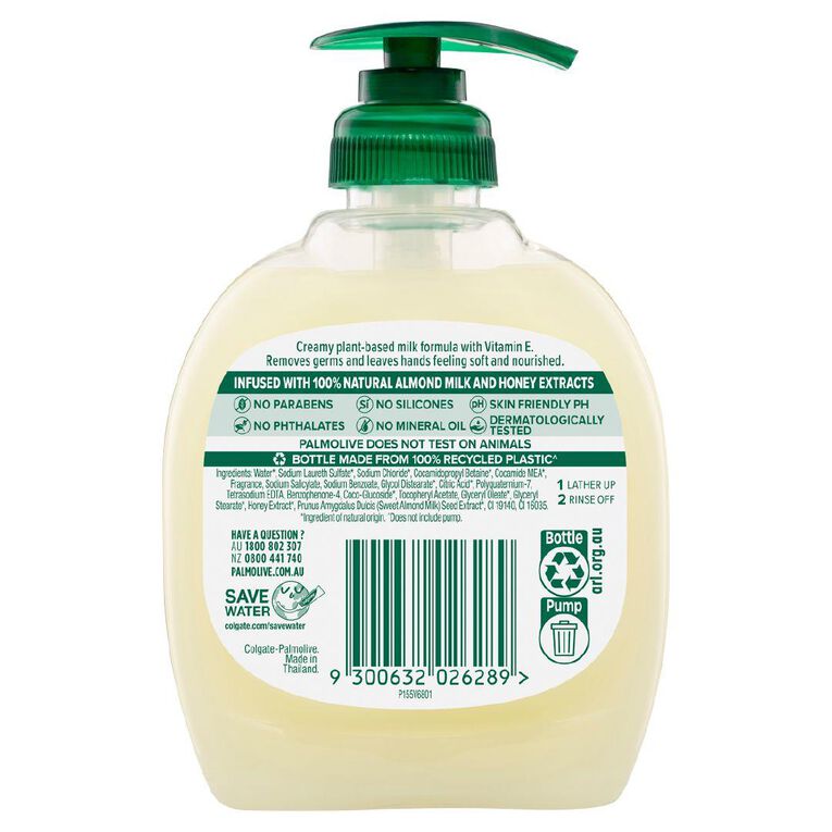 Palmolive Naturals Milk and Honey Hand Wash Pump 250ml