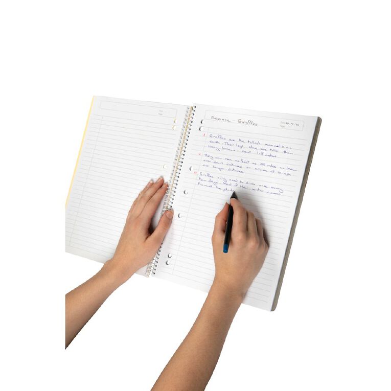 ColourHide Lecture Book A4 140 Pages Black