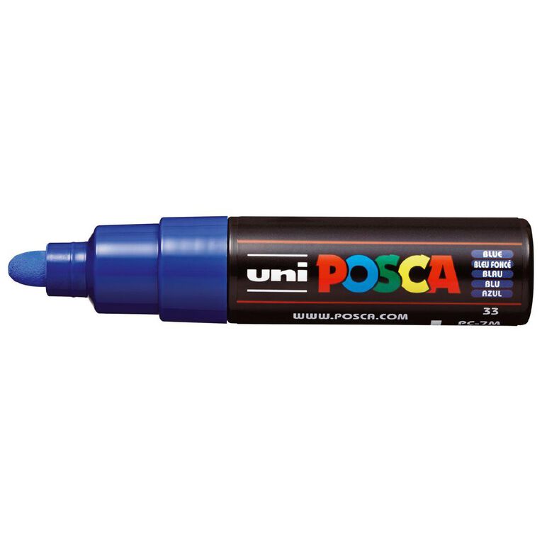 Uni Posca Marker 4.5-5.5mm Bold Bullet Blue