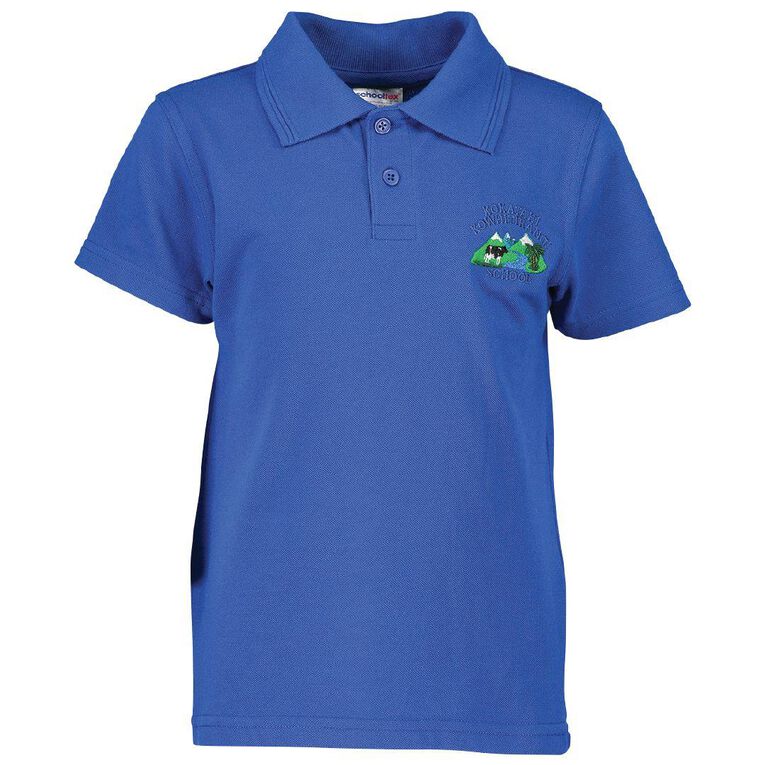 Schooltex Kokatahi Kowhitirangi Short Sleeve Polo with Embroidery
