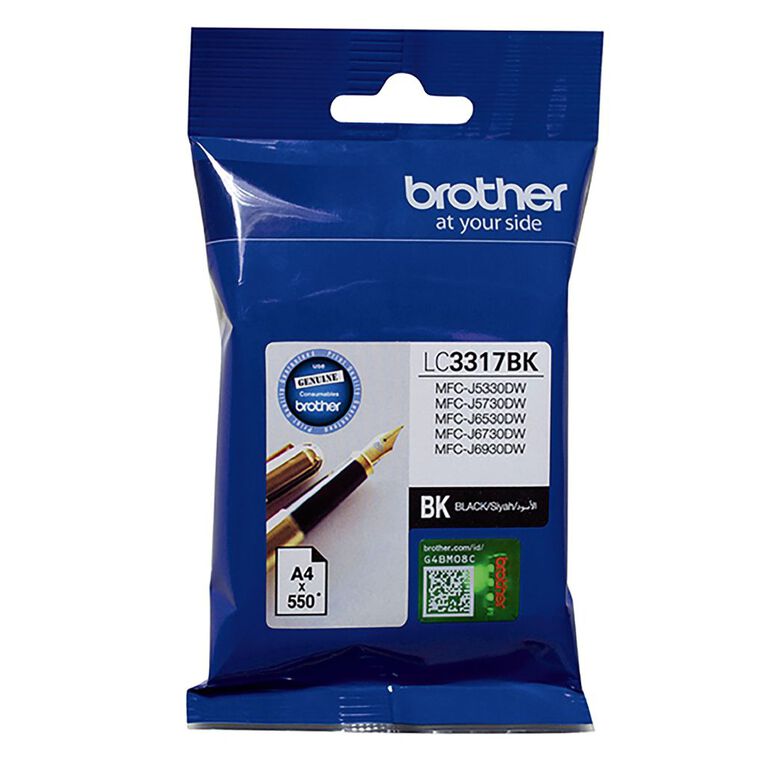 Brother Ink LC3317 Black 550 Pages
