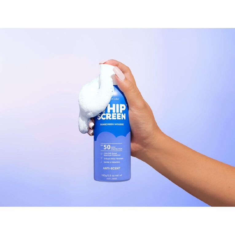 WhipScreen Anti-Scent SPF50 Sunscreen Mousse 160g