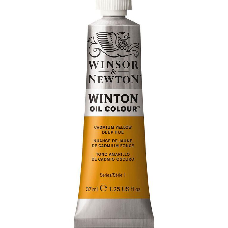 Winsor & Newton Winton Oil Paint 37ml Cadmium Yellow Deep