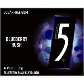 Wrigley 5 5 Gum Blueberry Stick Chewing Gum