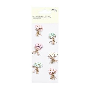 Uniti Handmade Flowers Bouquet Tilly 6 Piece Multi-Coloured
