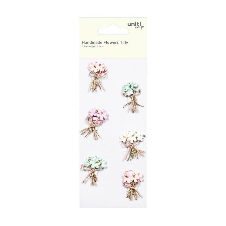 Uniti Handmade Flowers Bouquet Tilly 6 Piece Multi-Coloured
