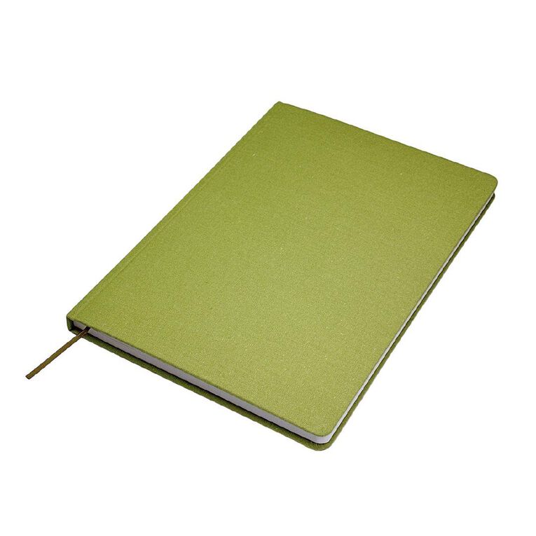 Uniti Stationery Linen A4 Sage A4 Notebook