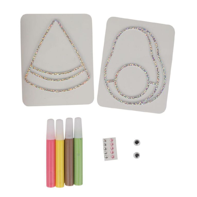 Uniti Kids Window Art Craft Kit Avacado