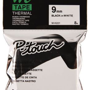 Brother Label Tape M-K221 9mm