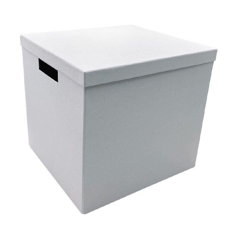 WS Paperboard Storage Box Large White