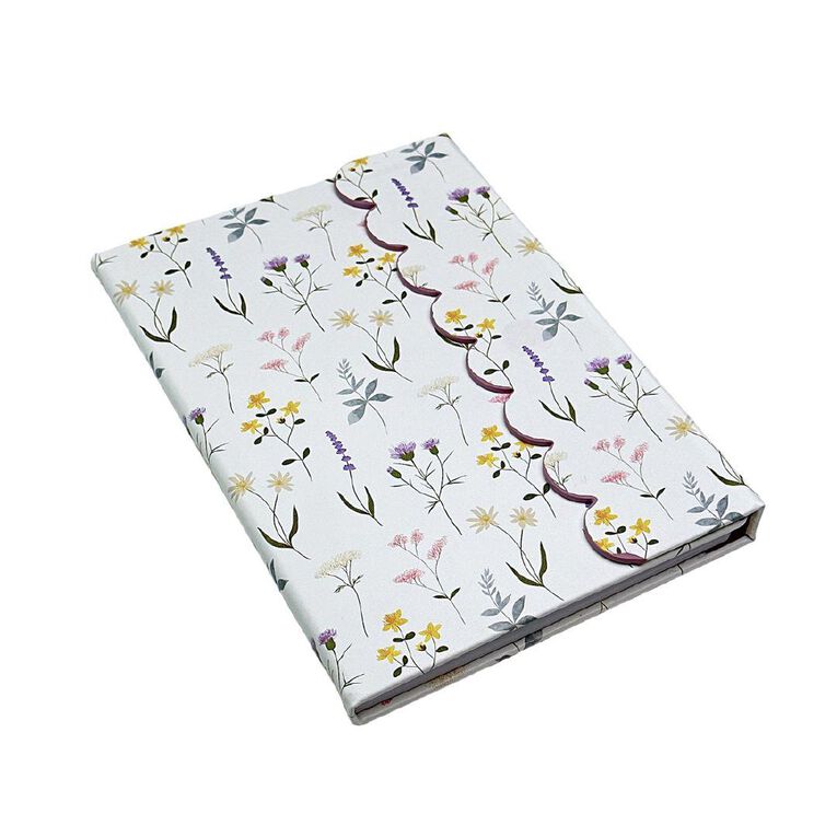 Uniti Stationery Country Calling A5 Pu Notebook Flower