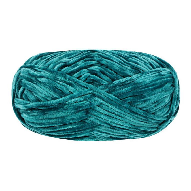 Birch Velvet Yarn 100% Polyester 100G Teal