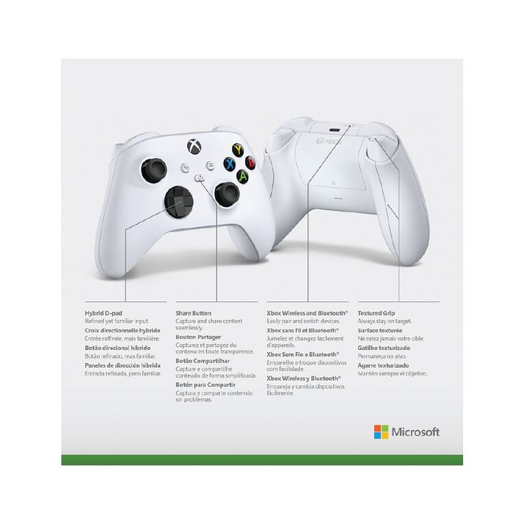 Xbox Wireless Controller Robot White