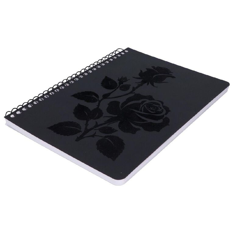 Uniti Stationery Rose A5 Notebook Black
