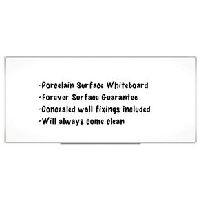 Boyd Visuals Porcelain Whiteboard 1200 x 3600mm