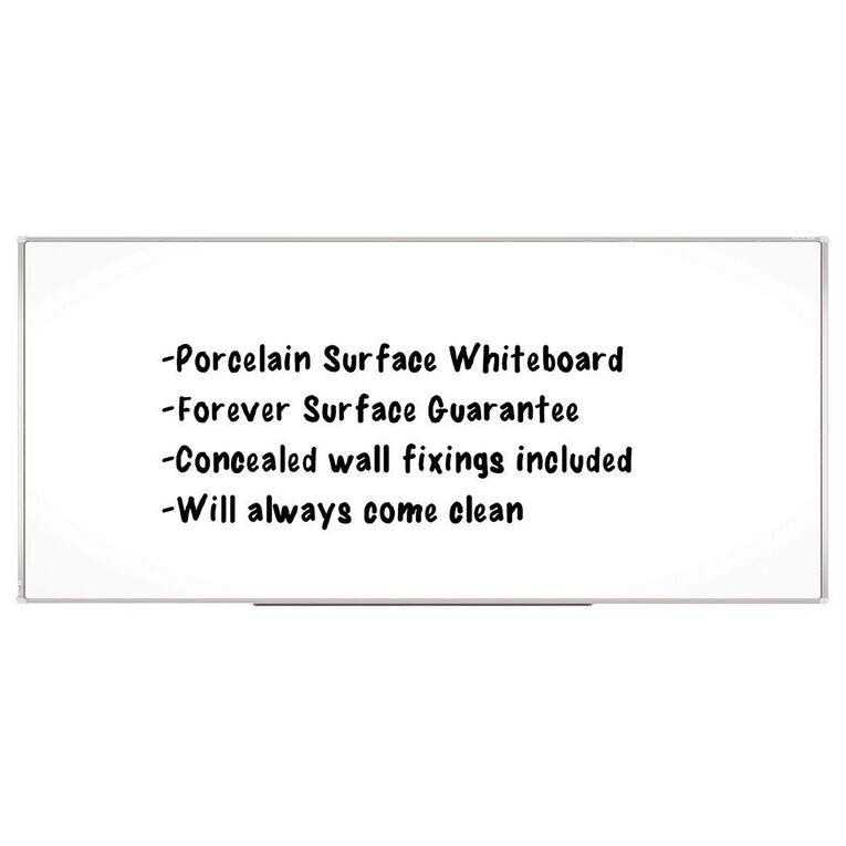 Boyd Visuals Porcelain Whiteboard 1200 x 3600mm