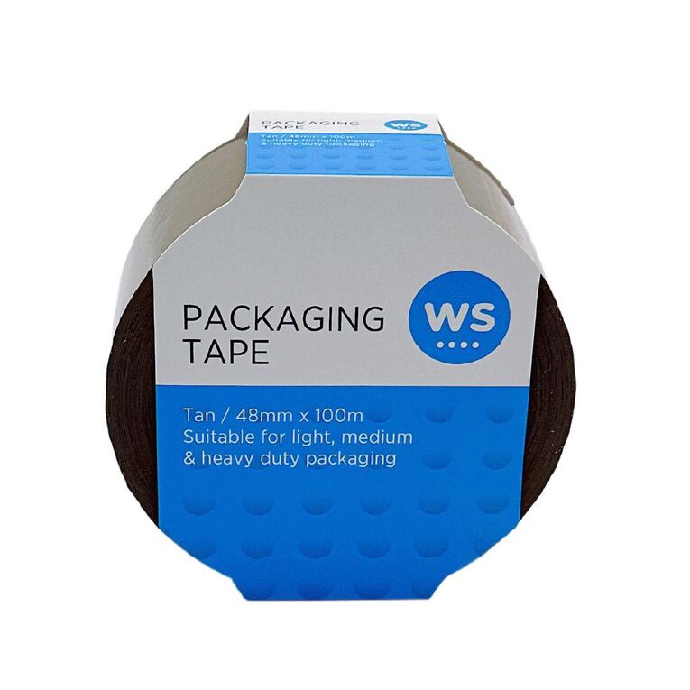 WS Packaging Tape Tan 48mm X 100m