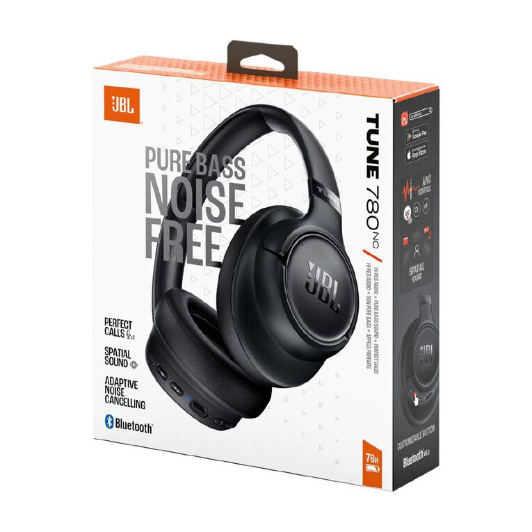 JBL Tune 780NC Wireless Over-Ear Noise Cancelling Headphone Black
