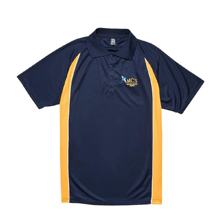 Schooltex Mangere Central Short Sleeve Polo with Embroidery