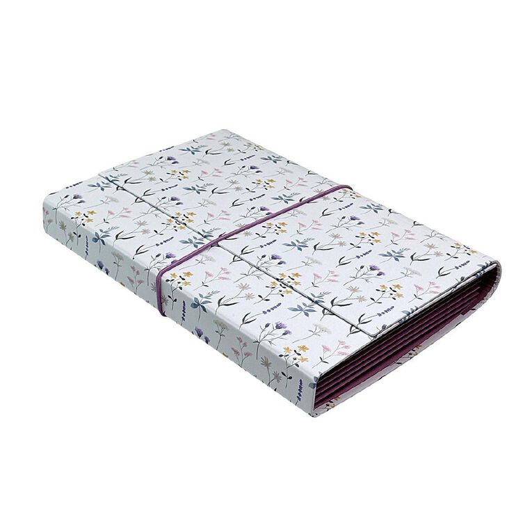 Uniti Stationery Country Calling Floral Accordion Folder A4