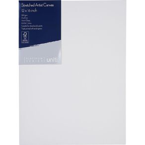 Uniti Plat Canvas 12 Inch x 16 Inch 380gsm