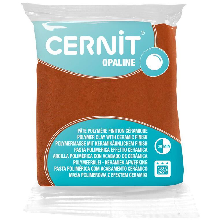 Cernit Polymer Clay Opaline 56g Caramel