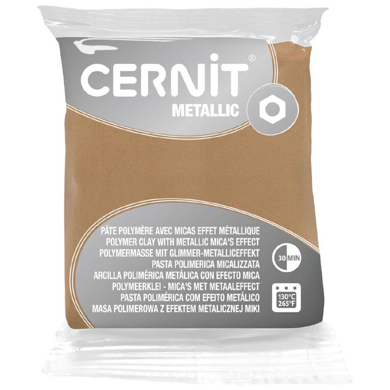 Cernit Polymer Clay Metallic 56g Champagne