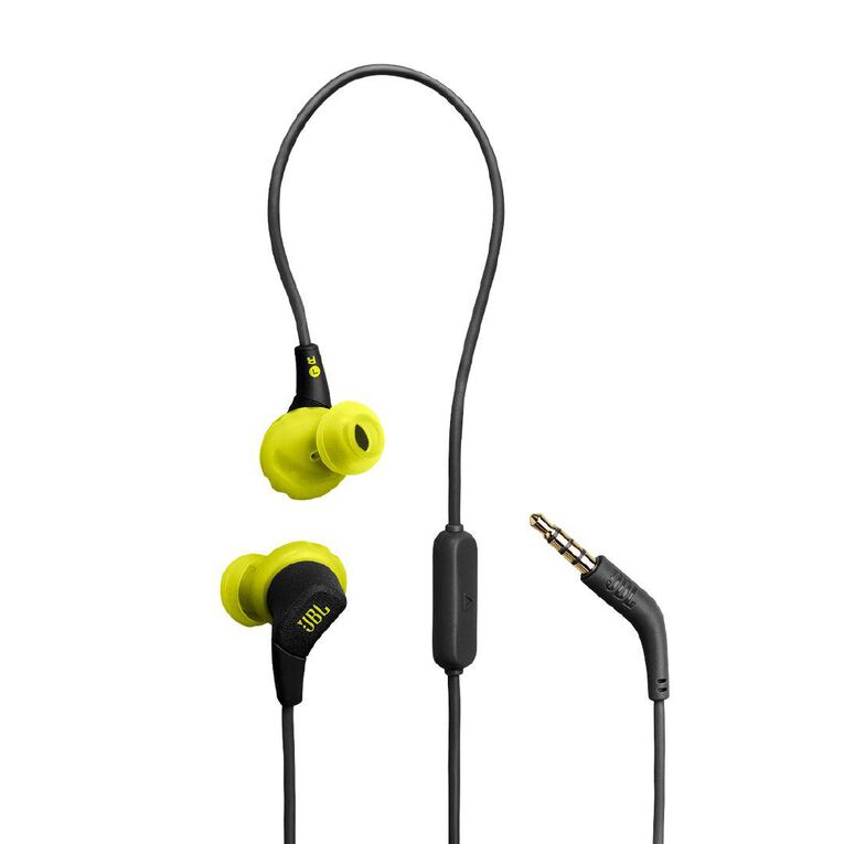 JBL Endurance Run 3 Waterproof Wired Headphones Black