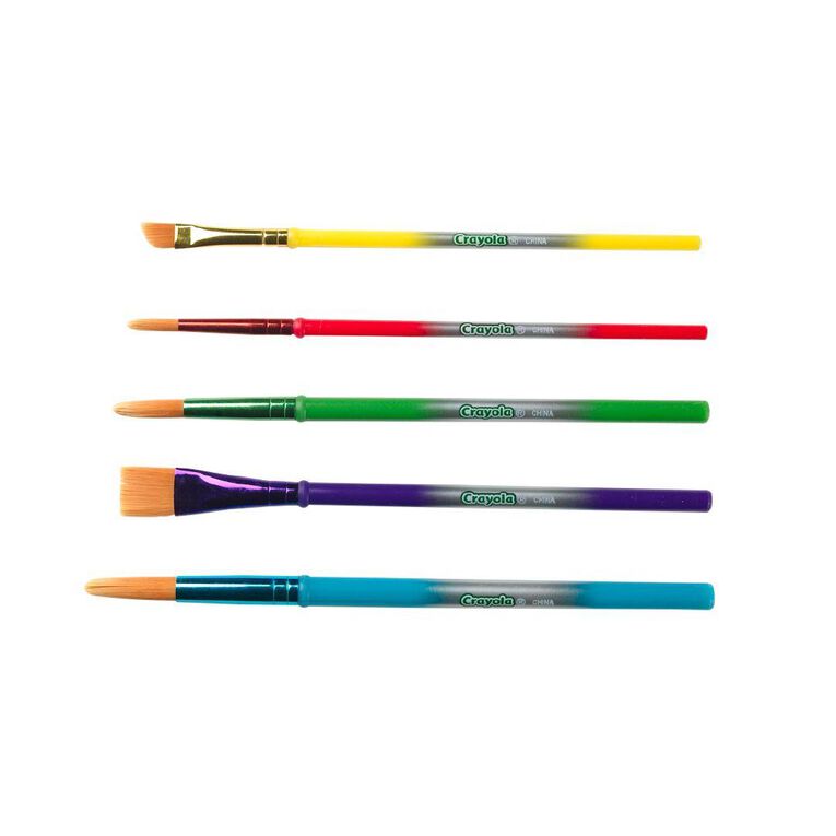 Crayola 5 Pack Art & Craft Paint Brushes