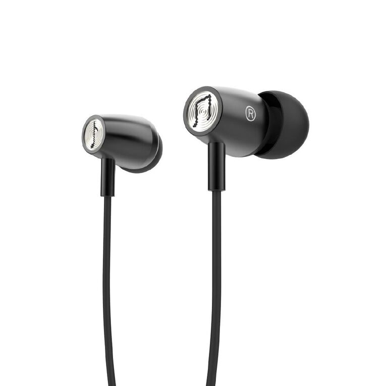Veon In Ear USB-C Earphones with Microphone VNA06BLK Black