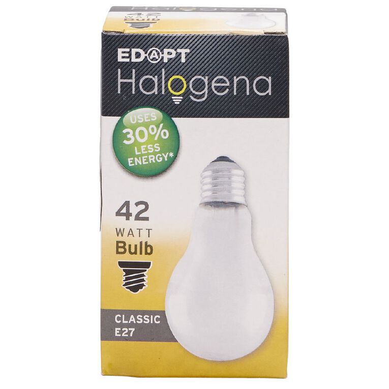 Edapt Halogena E27 Classic Light Bulb 42W