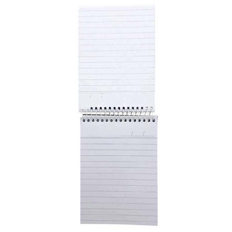 WS Notebook Spiral At Top Blue A6
