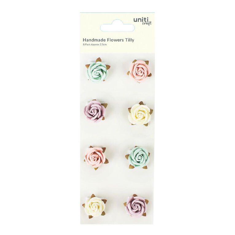 Uniti Handmade Flowers Tilly 8 Piece Multi-Coloured