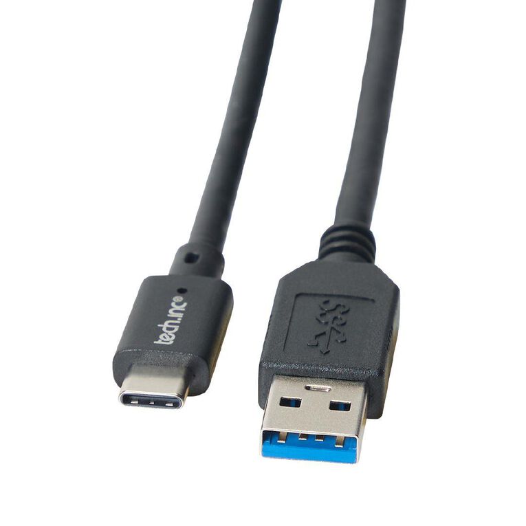 Tech.Inc 3.0 USB-A To USB-C Cable 1m Black