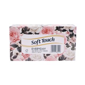 Soft Touch Facial Tissues 2-Ply 120 Pack