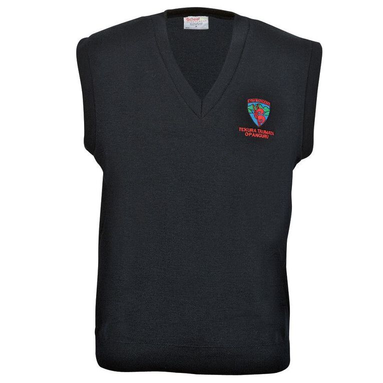 Schooltex Te Kura Taumata O Panguru Wool Vest with Embroidery
