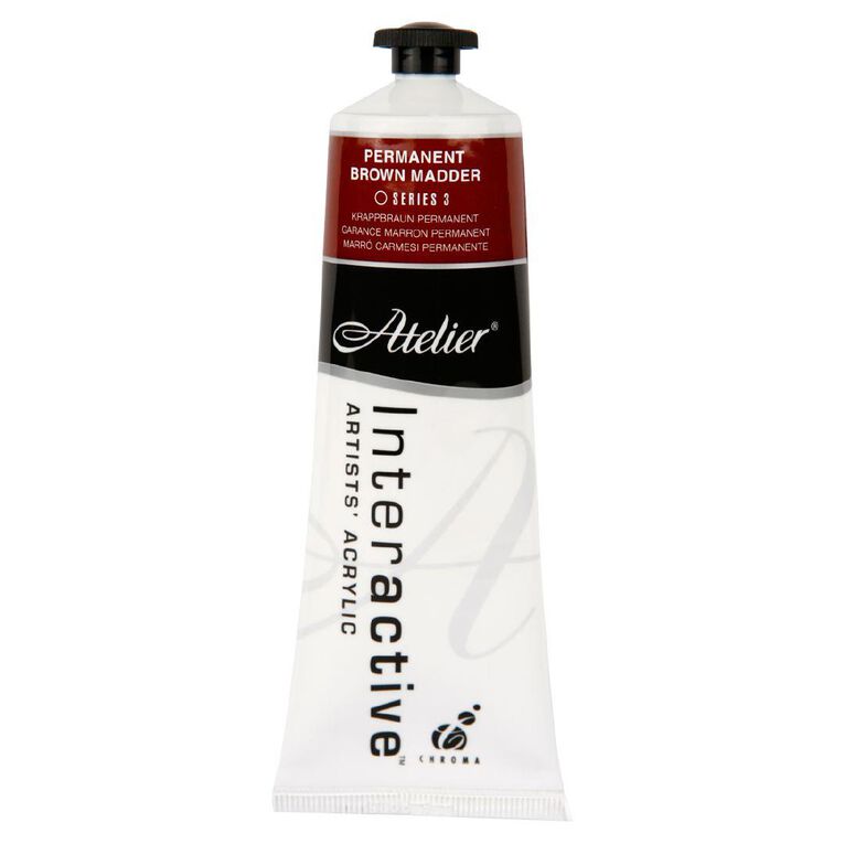 Atelier S3 Acrylic Paint Permanent Madder Brown