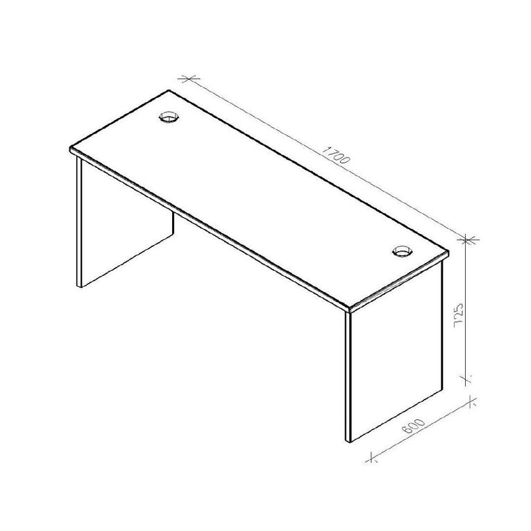 Zealand Desk 1700 x 600 Tawa