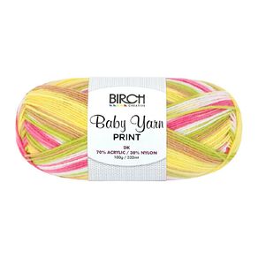 Birch Baby Print 70% Acrylic 30% Nylon 100G Tangy Bloom