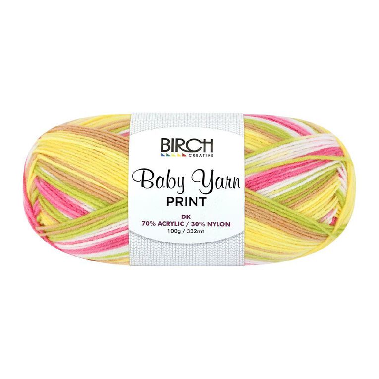 Birch Baby Print 70% Acrylic 30% Nylon 100G Tangy Bloom