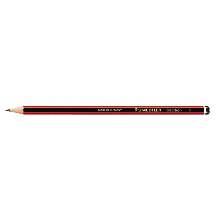 Staedtler Pencil Traditional H Black 12 Pack