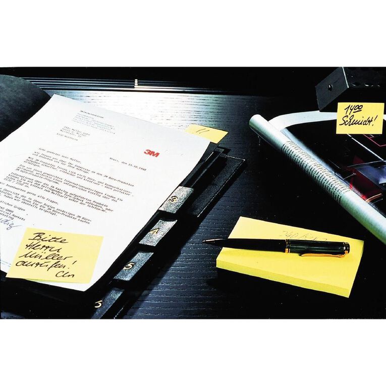 Post-It Notes 655 Canary Yellow 73mm x 123mm Yellow Mid