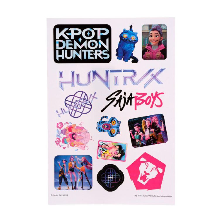 Crayola K-Pop Demon Hunters Colouring Book 96 Page
