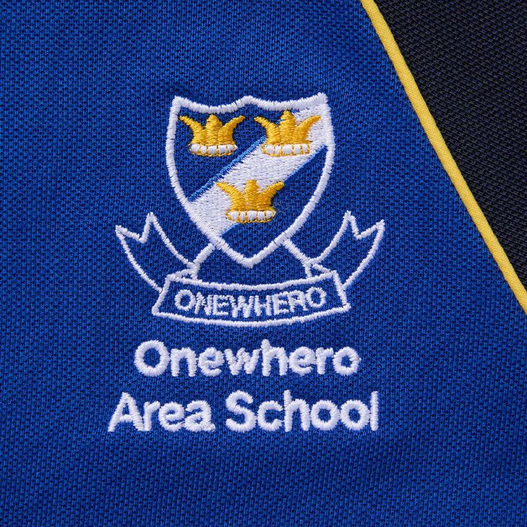 Schooltex Onewhero Short Sleeve Polo with Embroidery