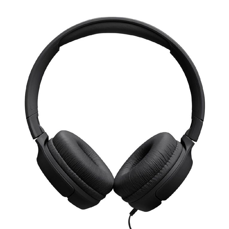 JBL Tune 520C USB-C Wired On-Ear Headphones Black