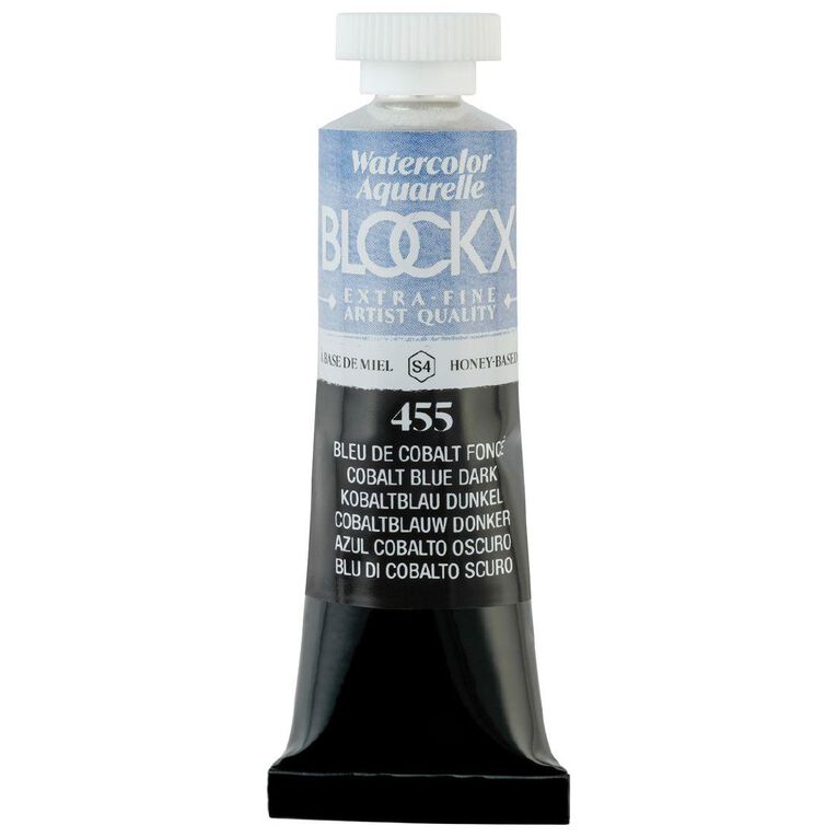 BLOCKX Watercolour Tube 15ml S4 455 Cobalt Blue Dark