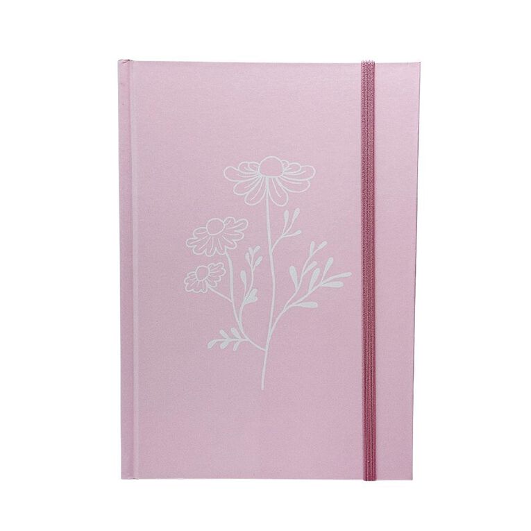 Uniti Stationery Country Calling Flowers A5 Pink Notebook